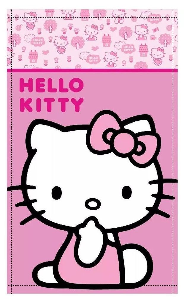 Hello Kitty Cutie Handtuch, Gesichtstuch 30x50cm