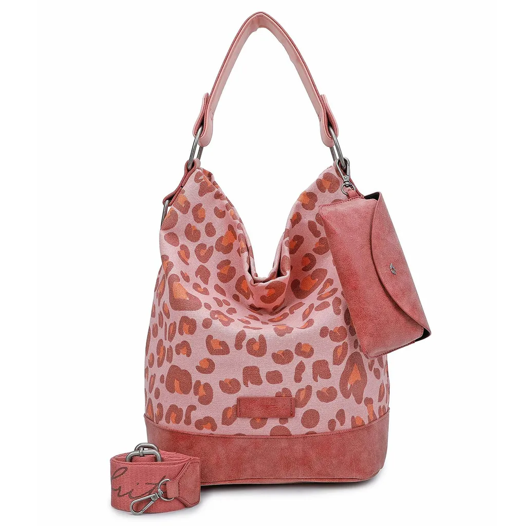 Sac hobo en canvas rose pour femme Izzy07 Olga Fritzi aus Preußen Leo