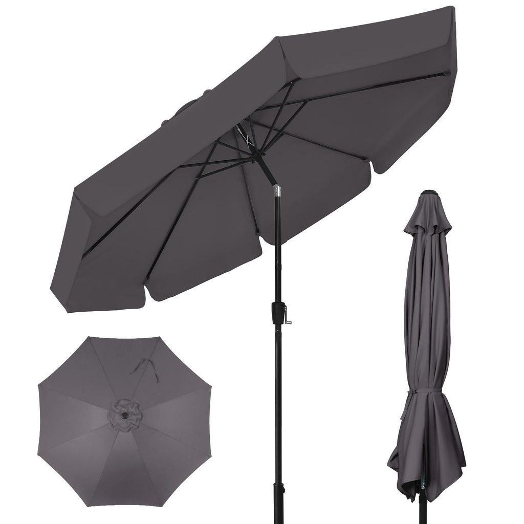 Parasol Puluomi 3 m, parasol de balcon, de plage, de marché Image du produit 