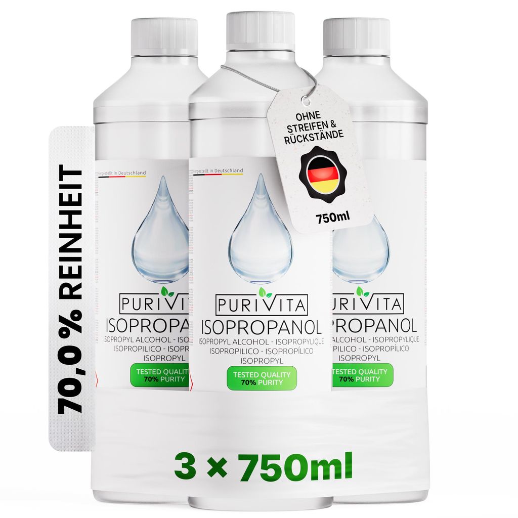PURIVITA® Isopropanol 70 % Reinigungsalkohol, Produktbild 