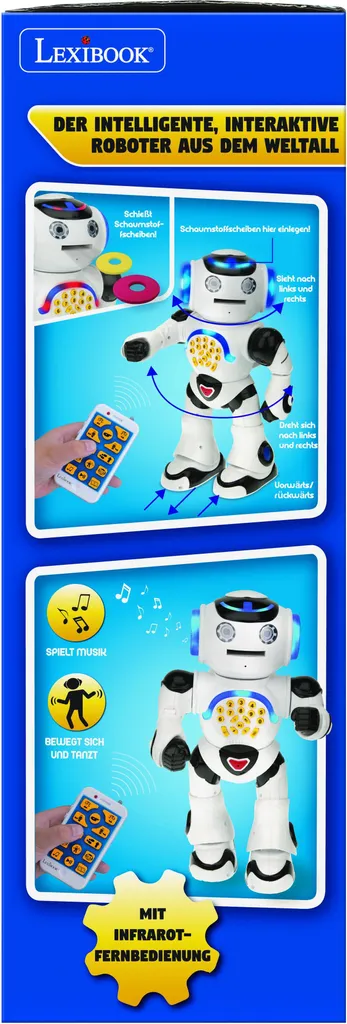 POWERMAN Robot éducatif interactif avec télécommande Lexibook (DE) - 9