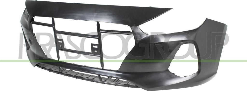 PRASCO Stoßstange Stoßfänger für HYUNDAI i30 Schrägheck (PDE, PD, PDEN) Glatt Schwarz HN0441001