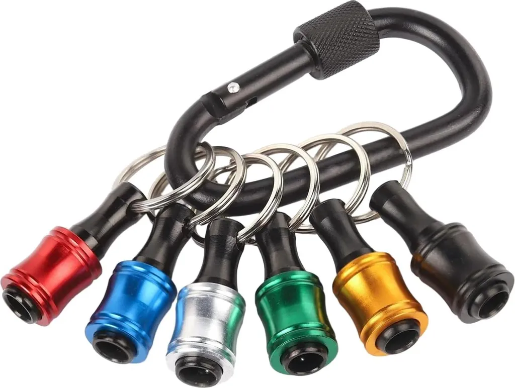 Porte-tournevis hexagonal pour travail en hauteur avec 6 supports clips