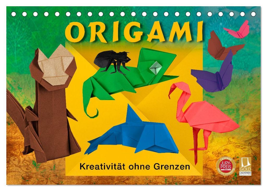 ORIGAMI - Kreativität ohne Grenzen (Tischkalender 2027 DIN A5 quer), CALVENDO Monatskalender