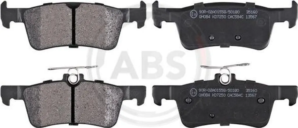 Kit plaquettes de frein A.B.S. 35160 haute résistance Fiesta VII