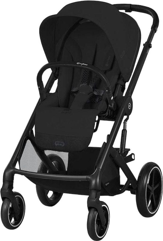 Cybex Balios S Lux Kinderwagen Travel-System Ease Plus S, Farbe:Moon Black