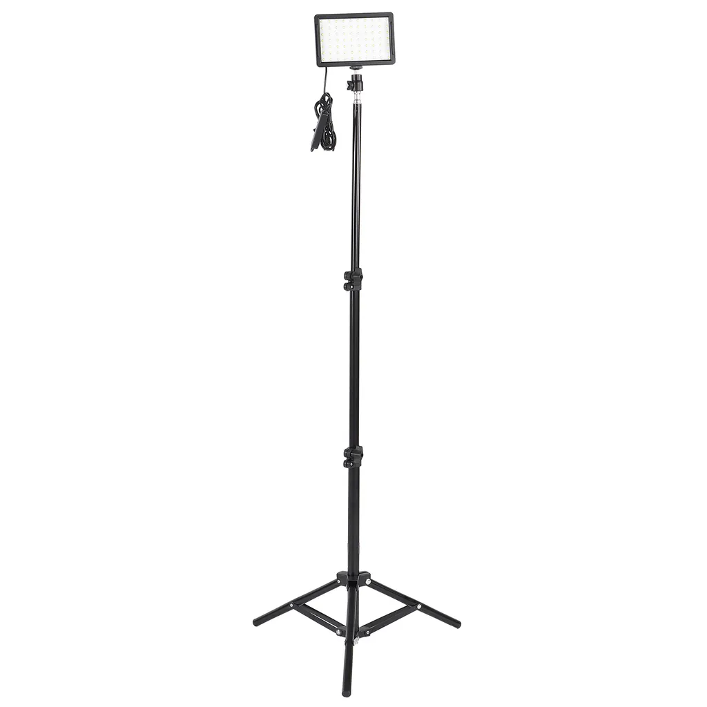 Lumière LED Photographie avec Trépied Réglable et Rechargeable USB-C