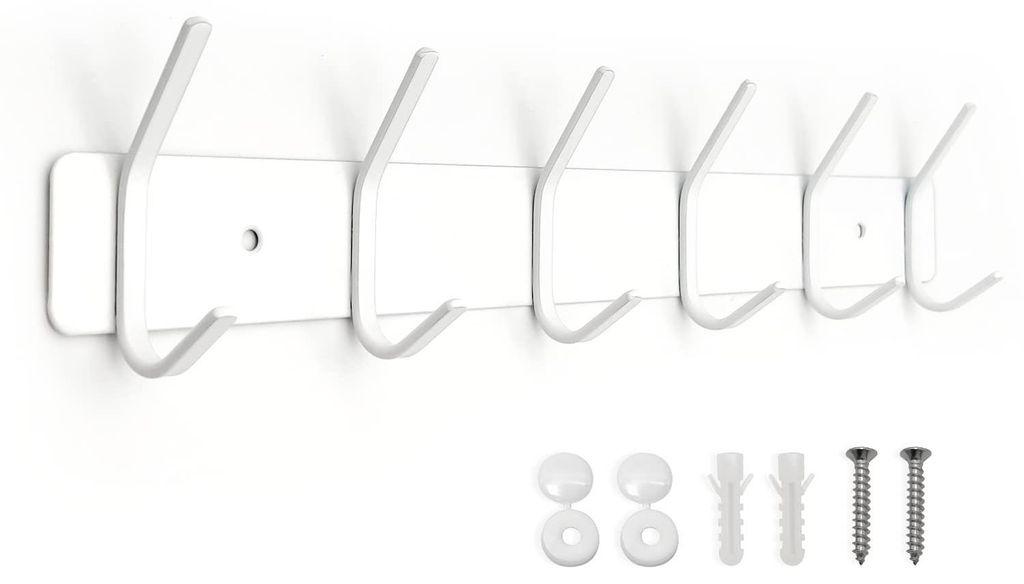 Wandgarderobenhaken, Metallgarderobe, Wandgarderobe aus Edelstahl, Garderobenständer für Kleiderschrank, Garderobenständer für Schlafzimmer und...