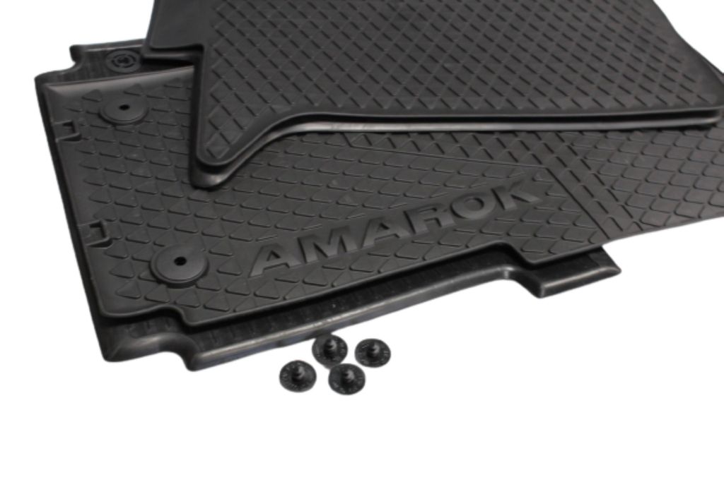Original Volkswagen Amarok 2010-2023 Gummifußmatten-Set, Produktbild 
