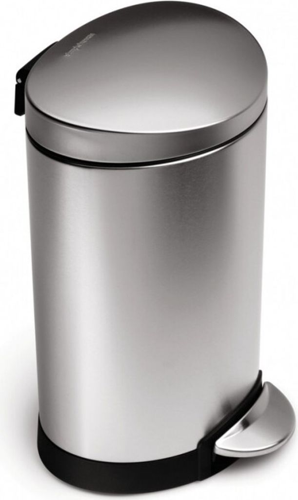 Treteimer 6 Liter Mülleimer aus Edelstahl