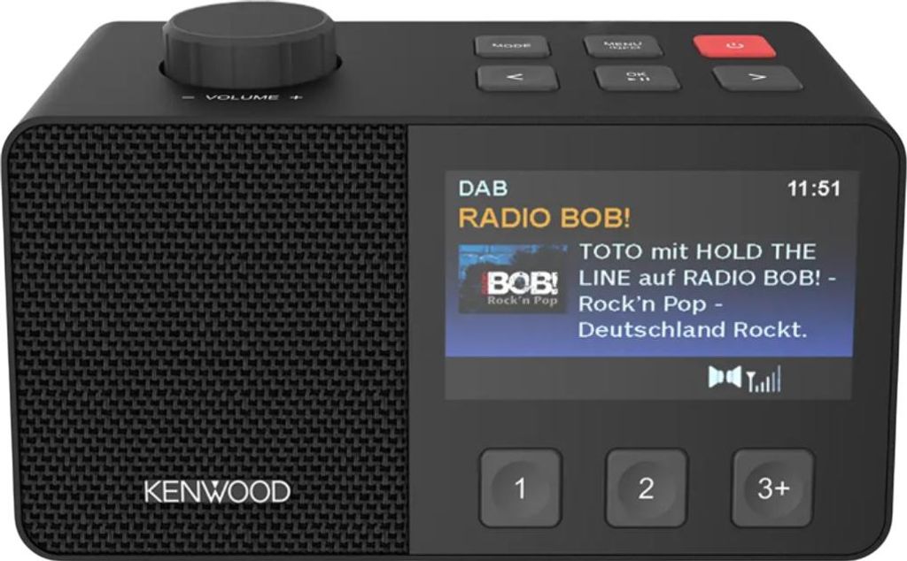 Kenwood CR-M70DAB-B, radio digital portátil, color Imagen del producto 