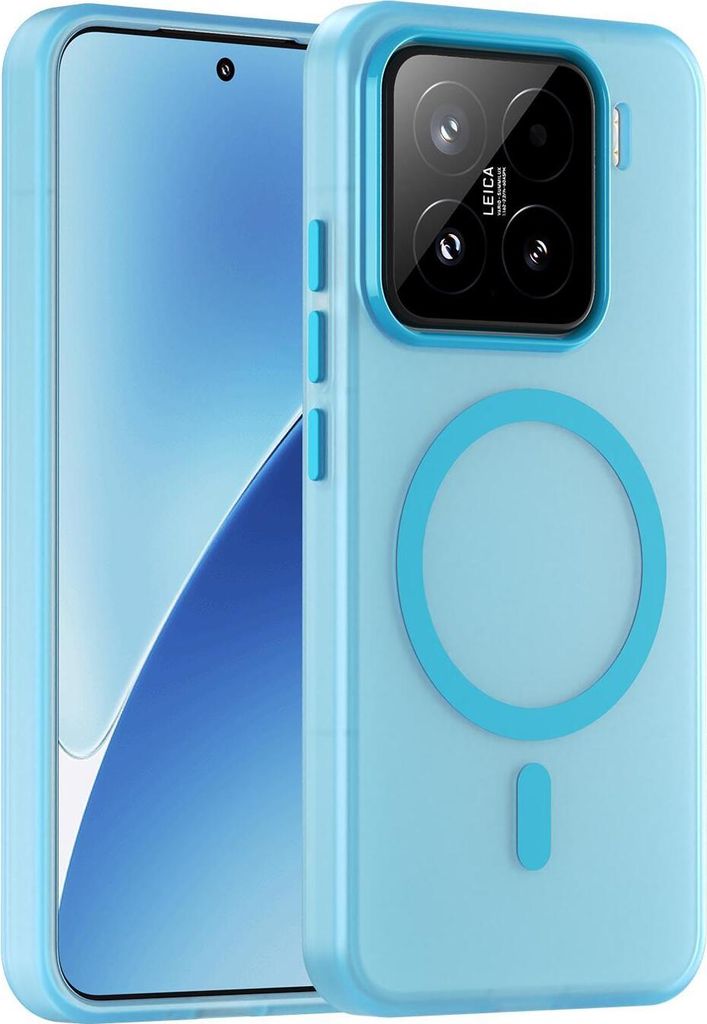 Mobigear Shockproof Xiaomi 15 MagSafe Hülle Hardcase Backcover - Blau