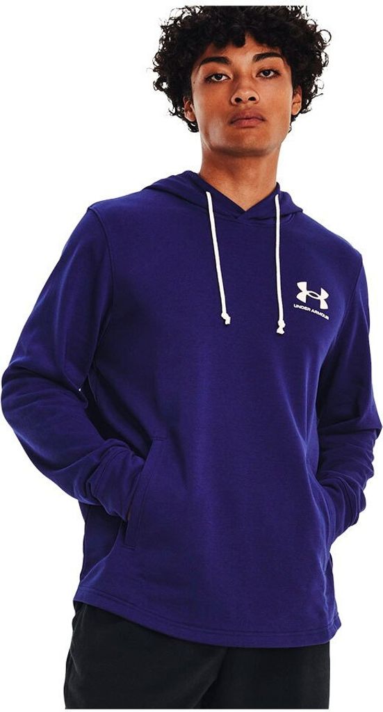 Under Armour Rival Terry Kapuzenpullover Blau S Mann Blau S