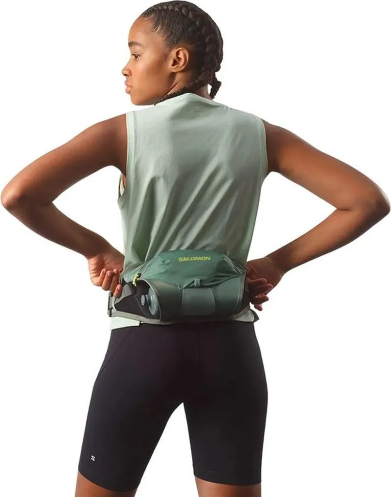 Ceinture Salomon Cross 1 Bleu ajustable et ultra légère pour trail