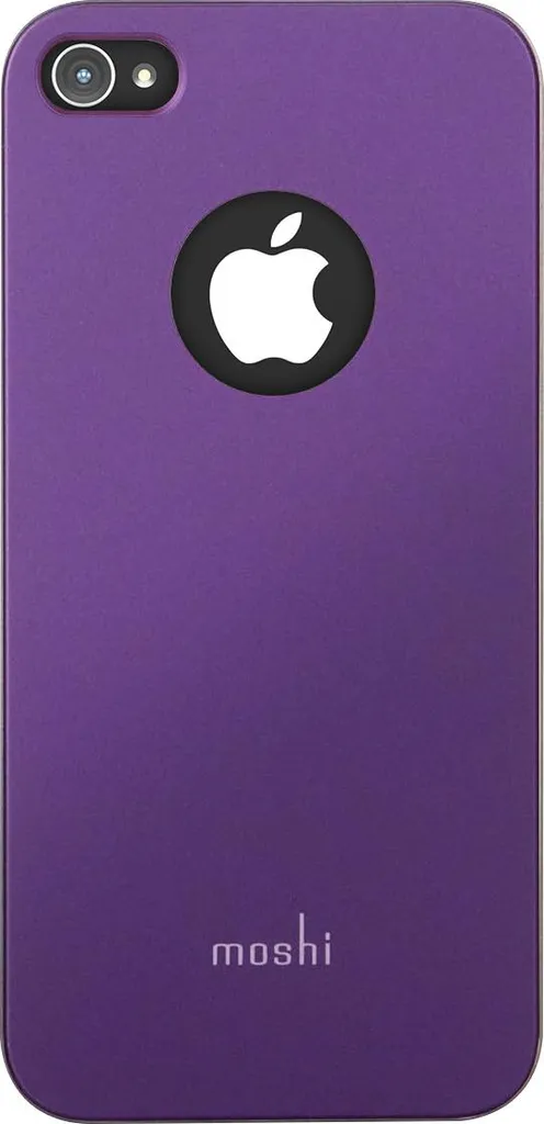 Étui iPhone 4/4S Anti-Rayures Moshi iGlaze Violet Titane Haute Qualité