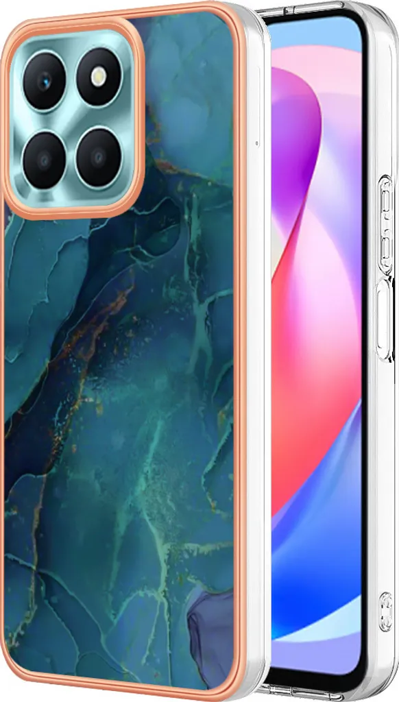 Custodia Antiurto Honor X6a Azzurra - Silicone Morbido TPU Alta Resistenza