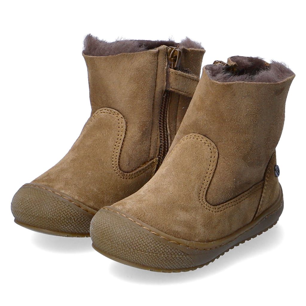 Naturino Winterstiefeletten COZY HUG Kinder Rauleder Braun Größe: 25