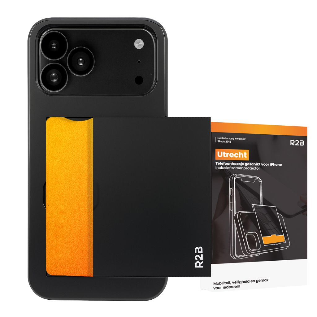 R2B Handyhülle für iPhone 17 Pro Max mit Kartenfach – Platz Produktbild 