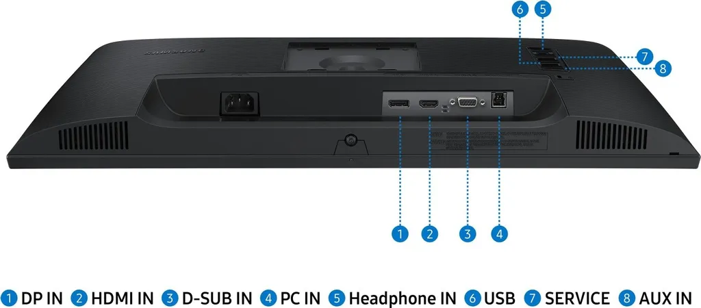 Samsung S24A400VEU Moniteur LED 24" avec webcam intégrée et micro - 28