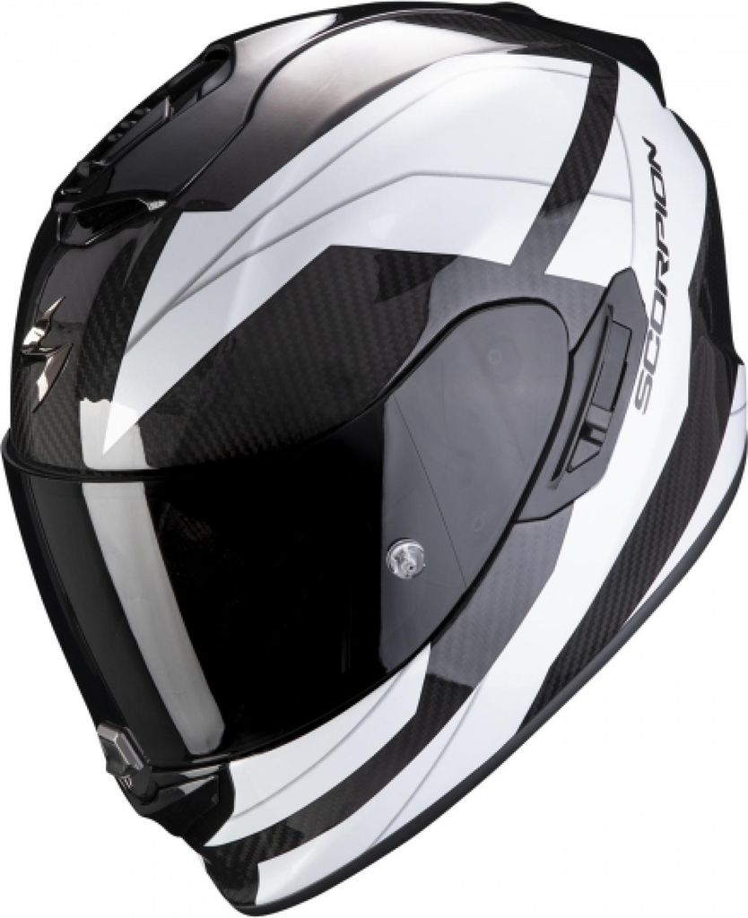 Scorpion EXO 1400 Carbon Air Legione Helm Farbe: Weiß/Schwarz, Grösse: XXL (63/64)