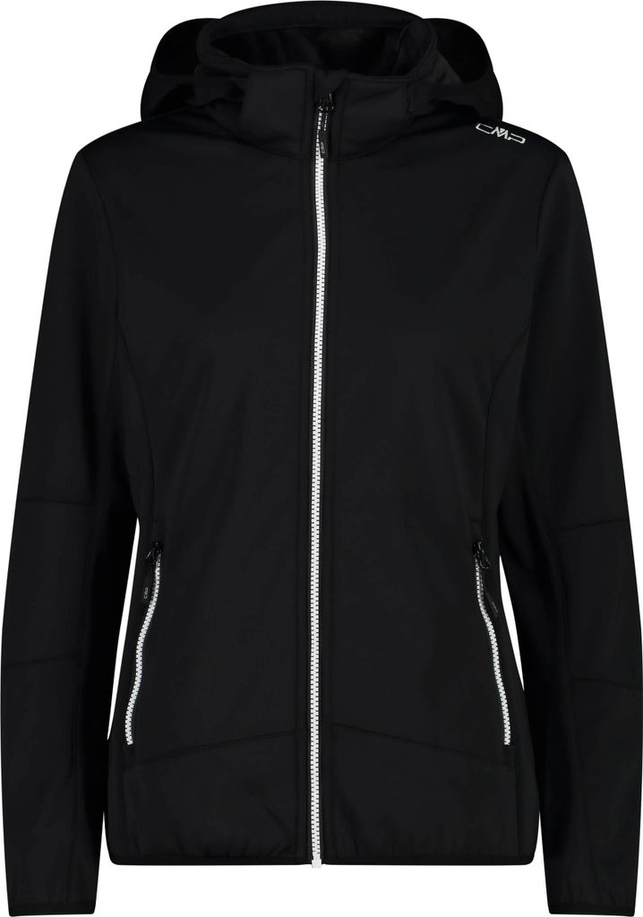 Cmp Woman Jacket Zip Hood U901 Nero 46