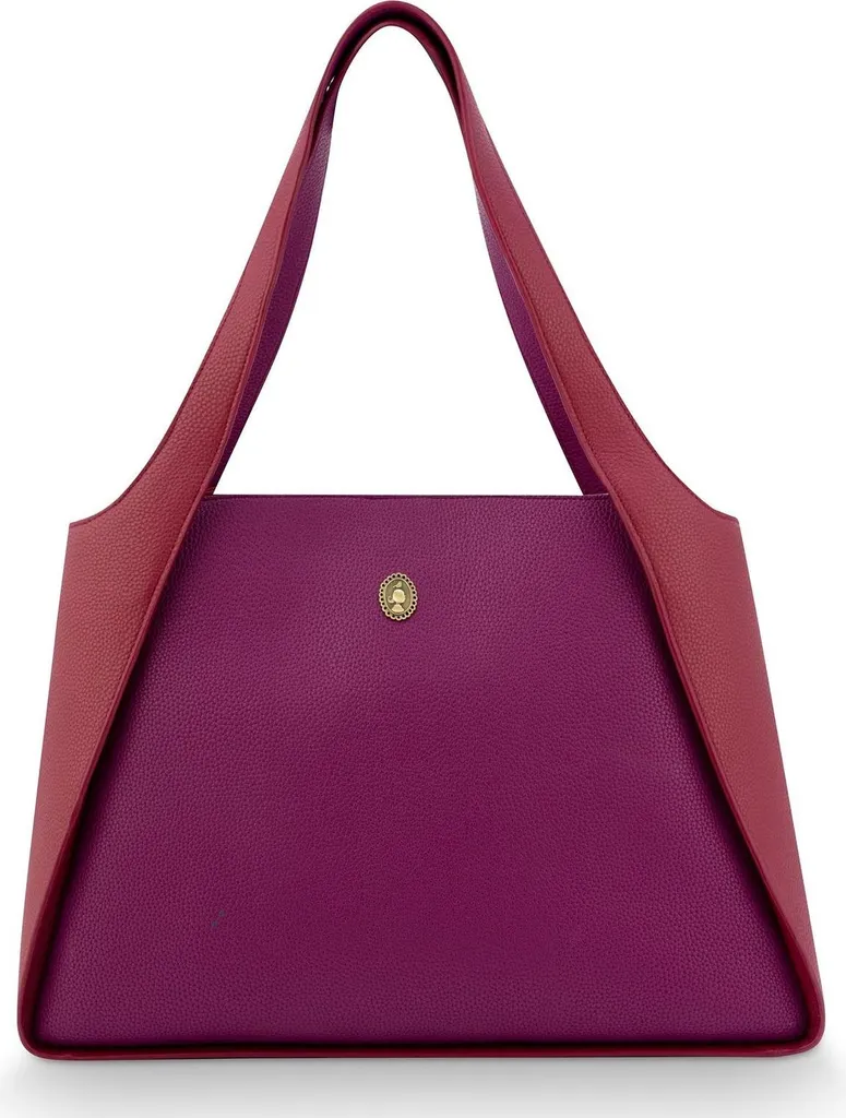 Pip Studio Filou Shoulderbag Purple - Grand sac à épaule pourpre élégant