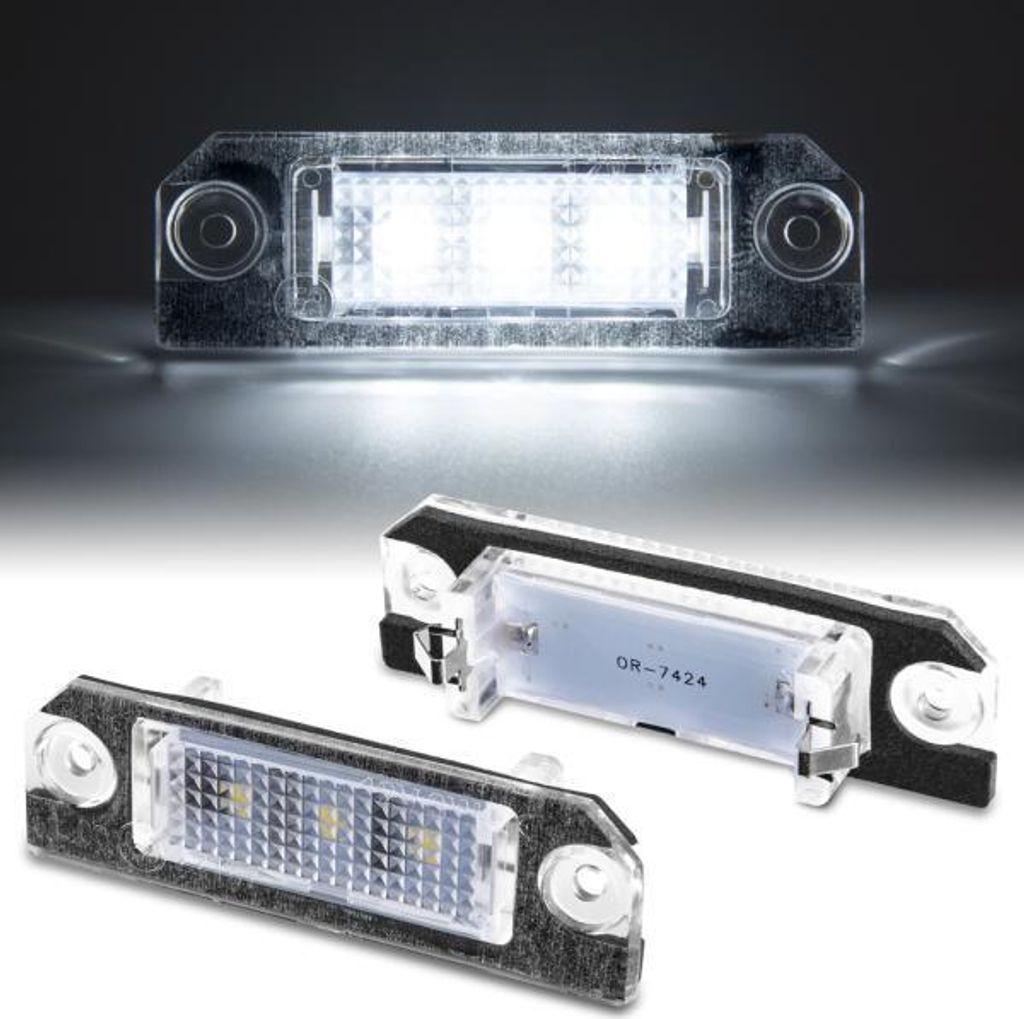 Led Kennzeichenbeleuchtung kompatibel mit VW Golf 5 | Passat CC + B6 | Polo 6N + 9N
