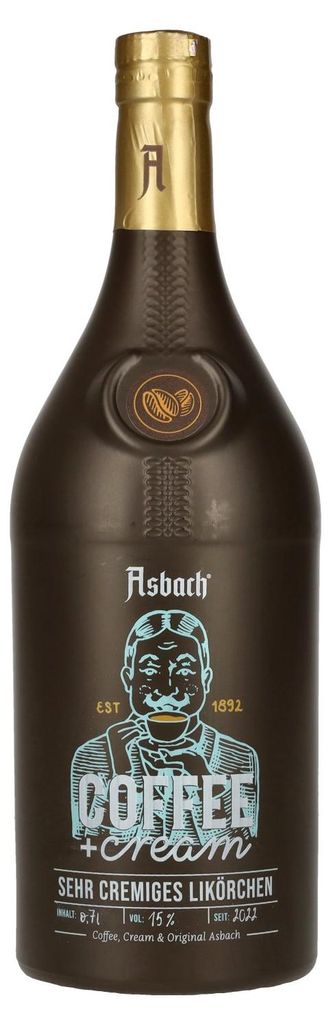 Asbach Coffee + Cream Likörchen 15% Vol. 0,7l Image du produit 