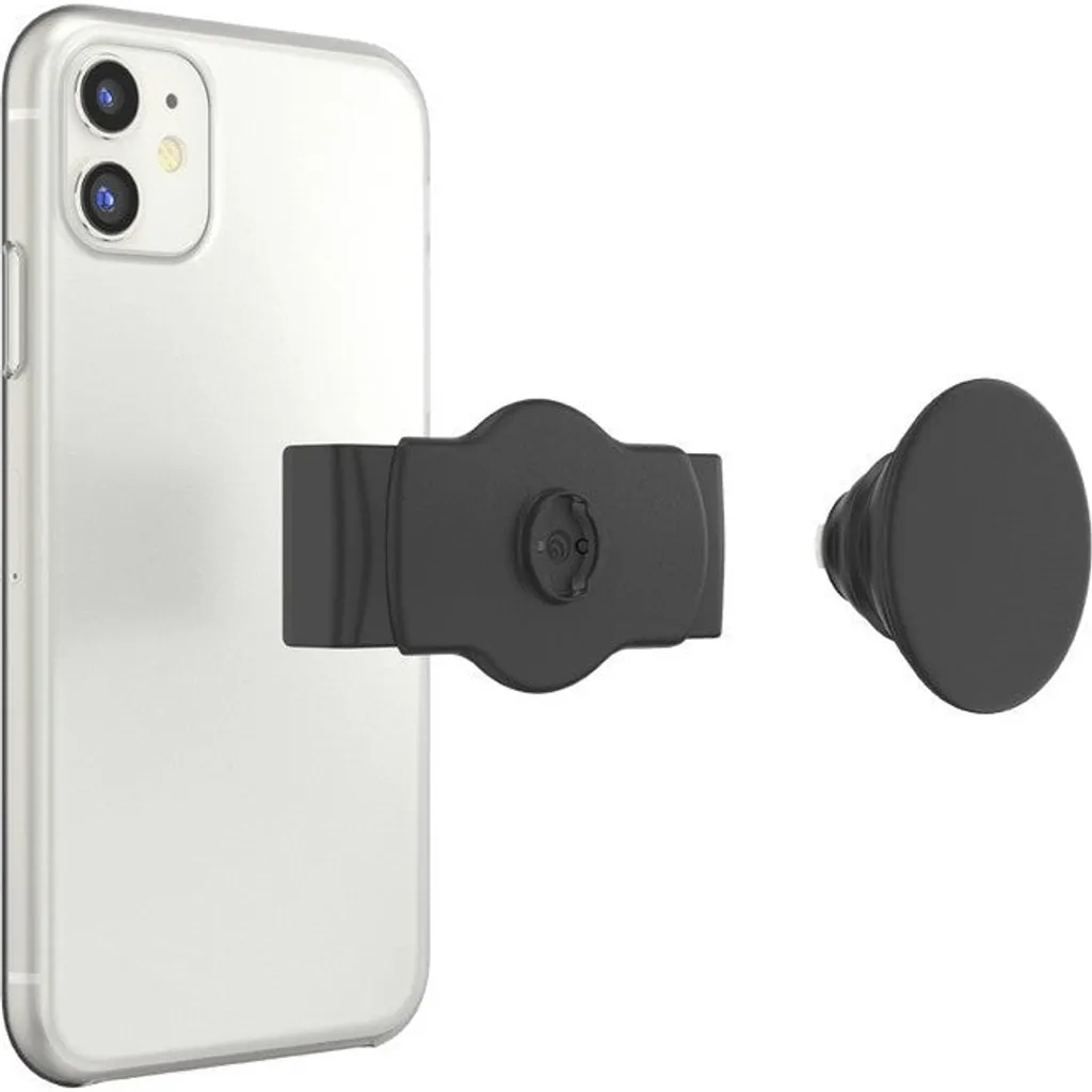 PopSockets 805460 PopGrip Slide Stretch - Grip Nero per Selfie e Video - 10