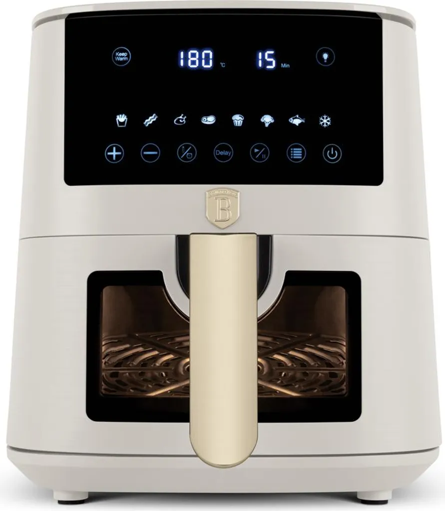 Friggitrice ad Aria Berlinger Haus 5L - Design Sahara Crema Opaca