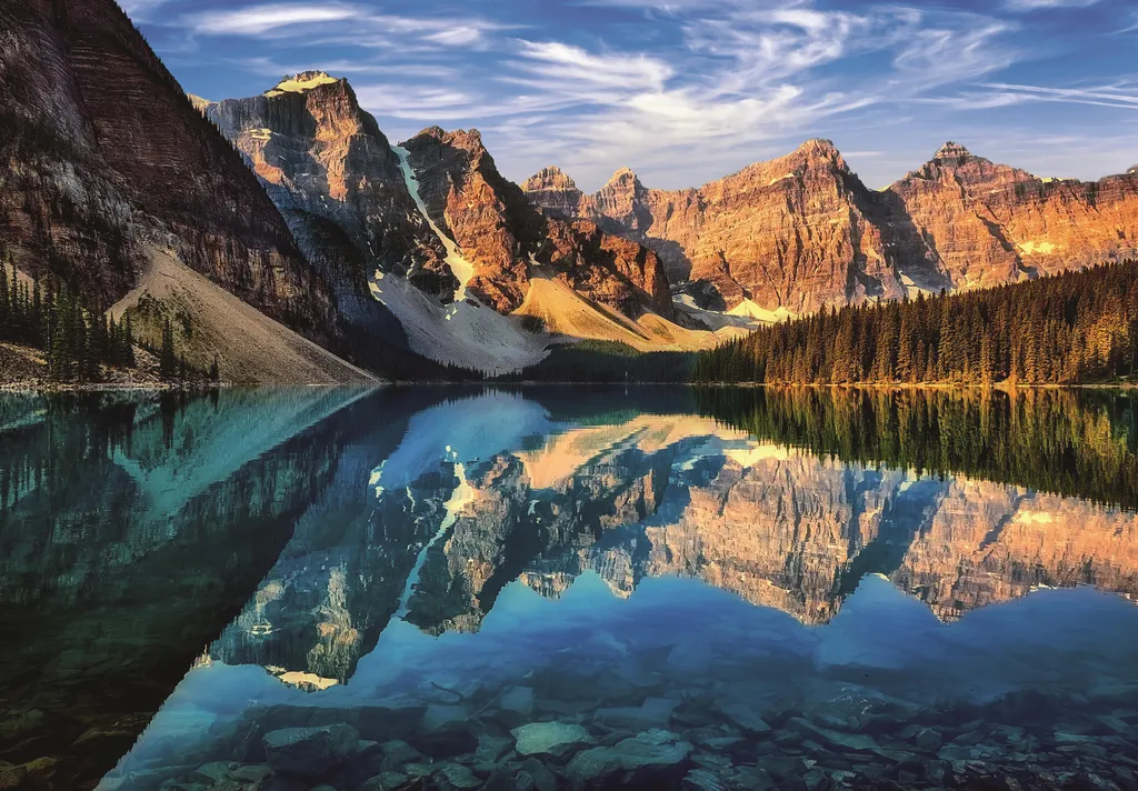 Puzzle 1000 pièces Moraine Lake Canada D-TOYS idéal pour la relaxation