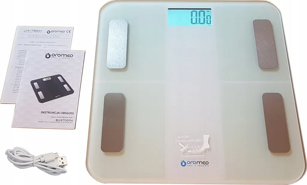 Balance analytique électronique Oromed ORO SCALE BLUETOOTH blanc précis