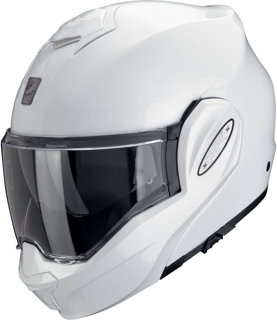 Modular Helm SCORPION EXO-TECH EVO PRO SOLID Perlweiß größe S
