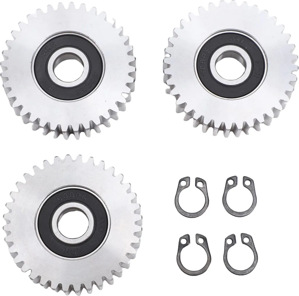Engrenages nylon 36 dents 35x10mm avec roulement 8mm pour vélo BAFANG
