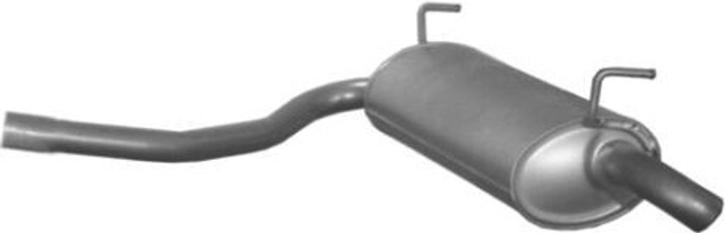 IMASAF 26.94.07 Endschalldämpfer für FIAT PANDA (169) Auspuff