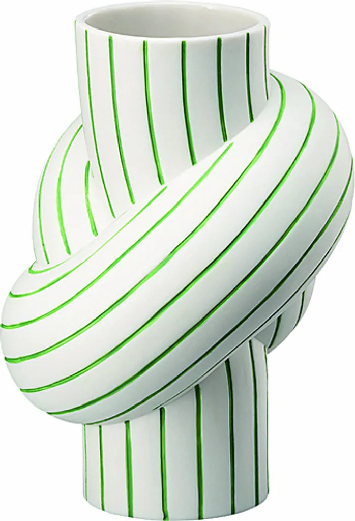 Petit Vase Rosenthal Node Stripes Apple 12 cm : Déco Moderne Facile