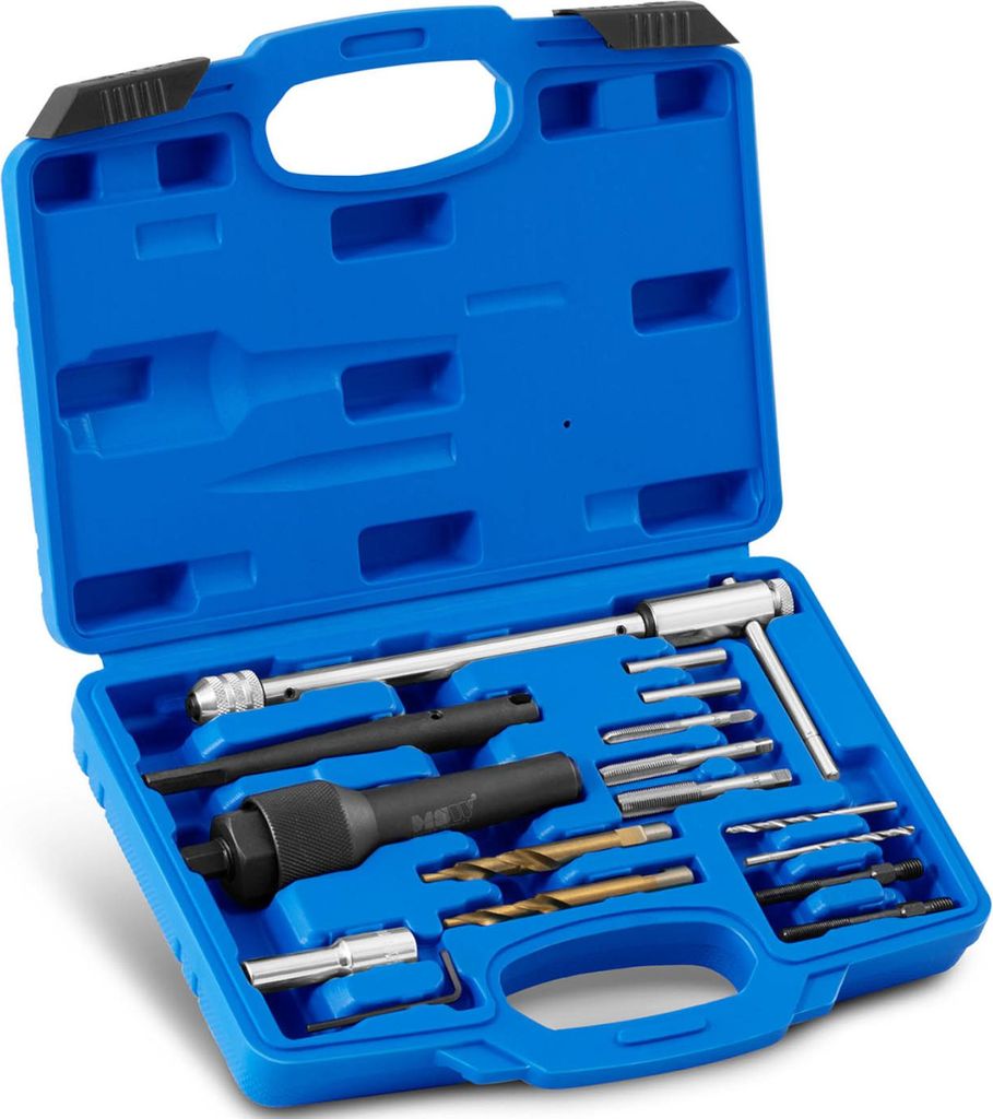 Expondo MSW Glühkerzen-Werkzeug- & Gewinde-Reparatur-Set - 16-teilig