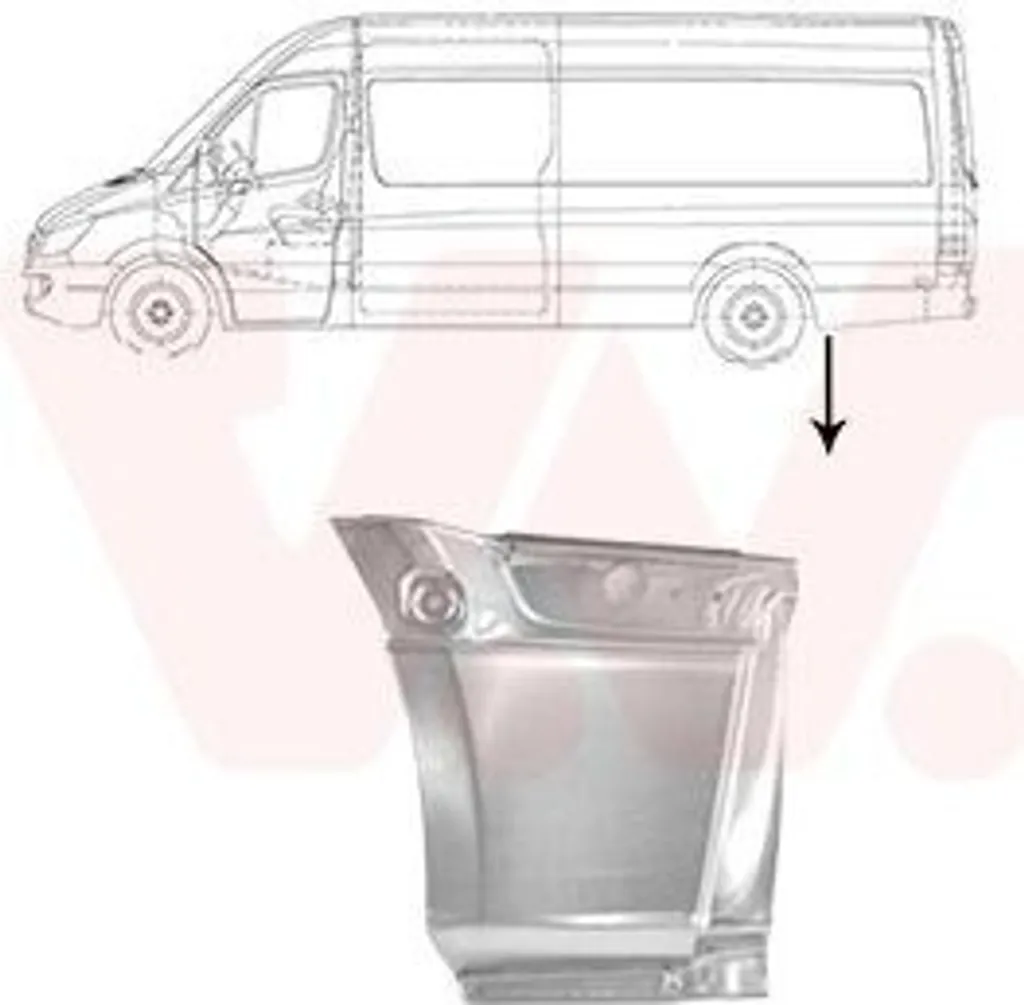 Lamiera Laterale Van Wezel per Sprinter 3,5 t: Qualità Professionale