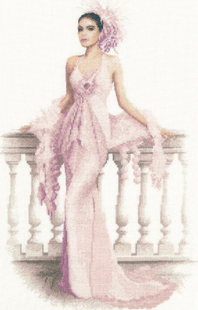Heritage Kreuzstich Set Aida "Gabriella (A)", Zählmuster, JLGA1145-A, 43,5x27cm
