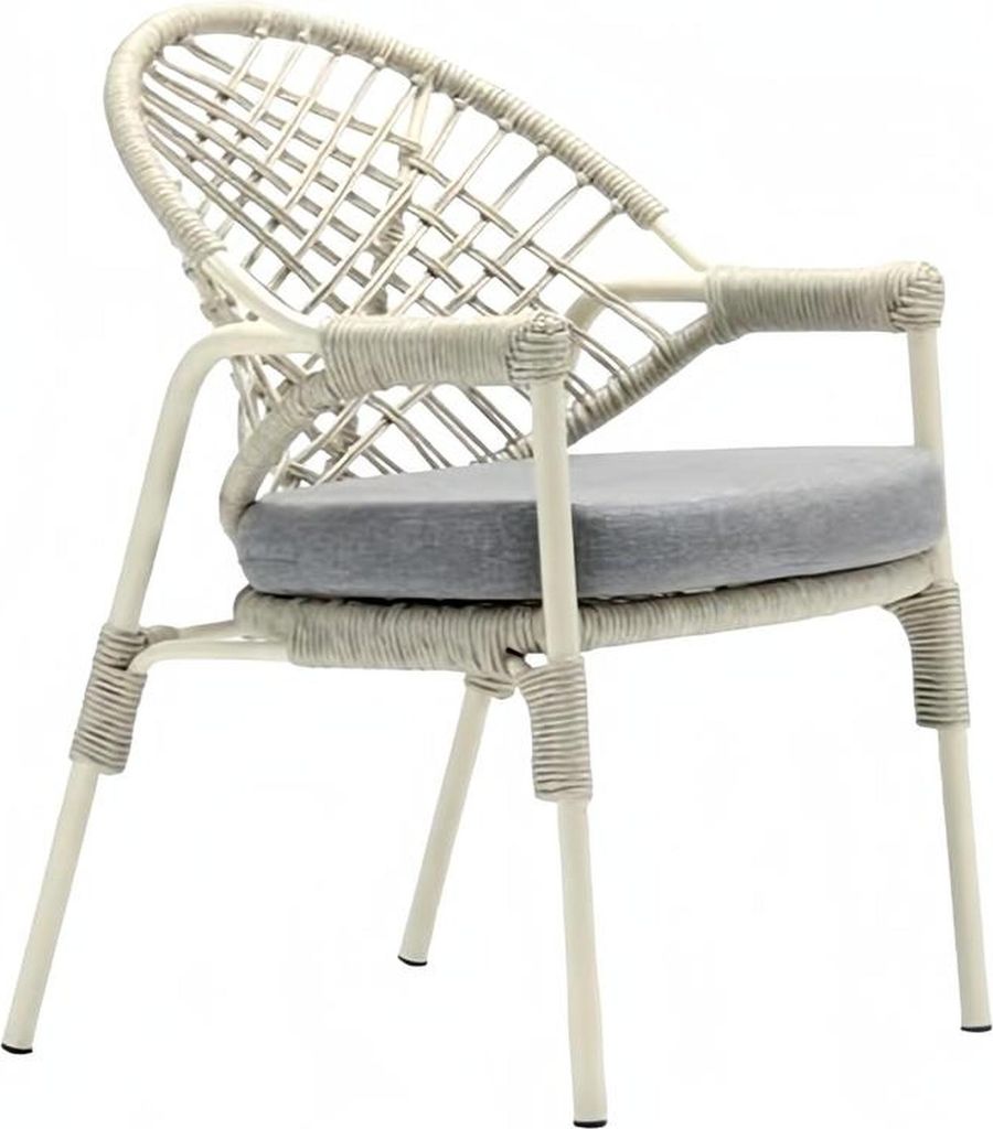 Hochwertig Terrasse Stuhl Grau Luxus Modern Stühle stilvoll Rattan Stil Möbel