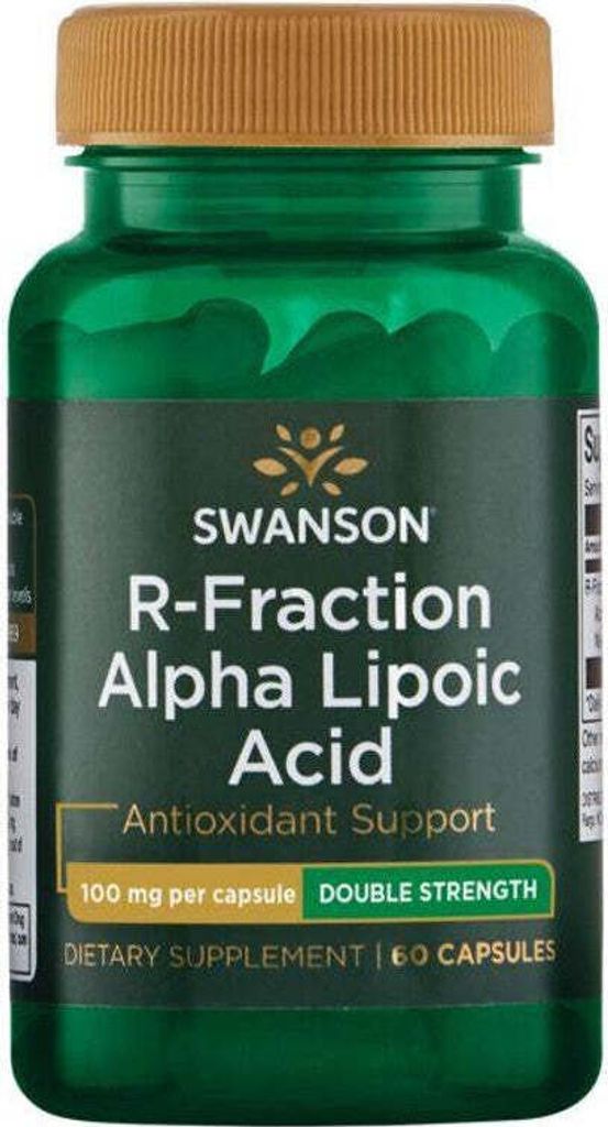Acido alfa lipoico R-Fraction 100 mg 60 capsule Swanson Immagine del prodotto 