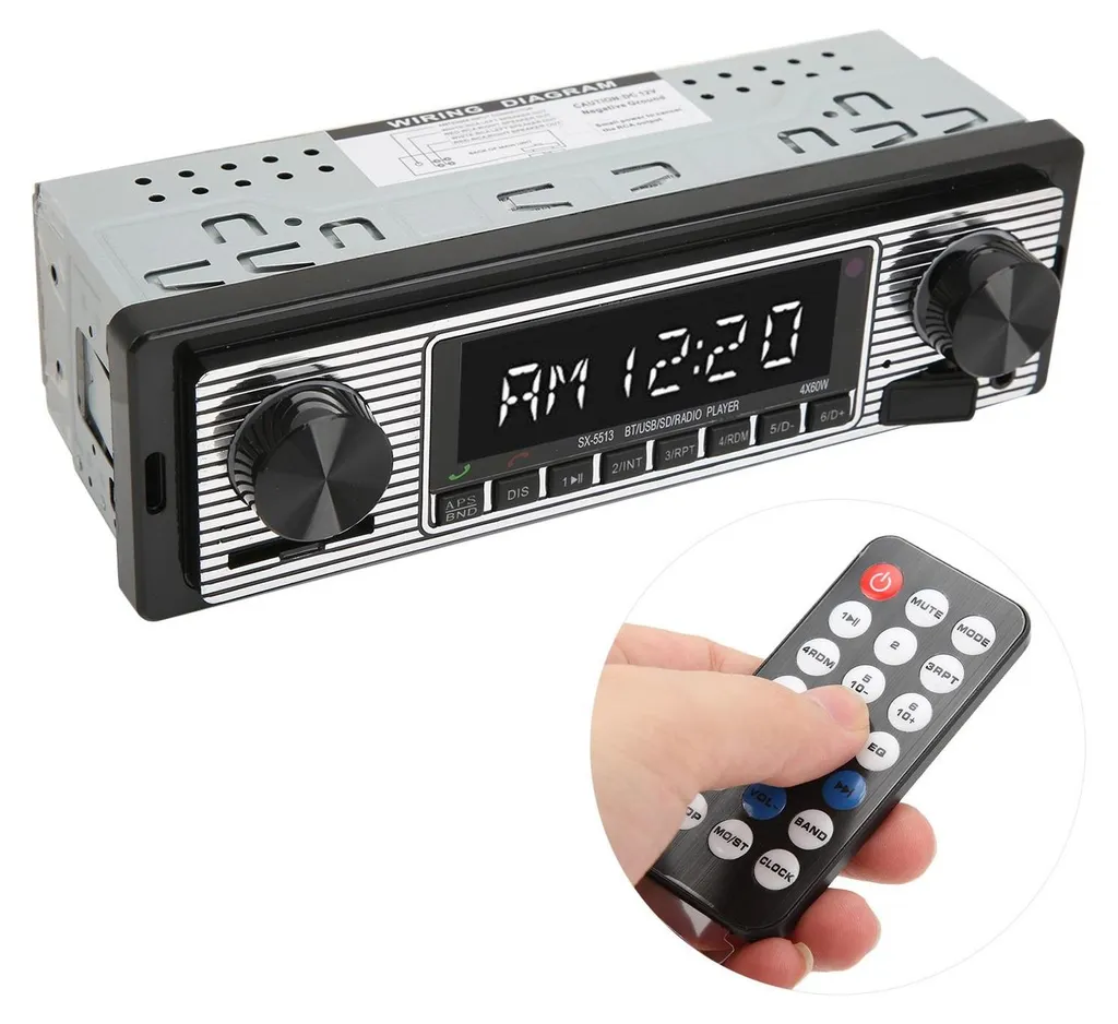 Lecteur Multimédia Voiture 92dB 4 Ohms avec Télécommande Universelle - 2