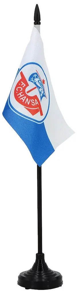 Drapeau interactif Hansa Rostock avec haut-parleur et logo imprimé HD