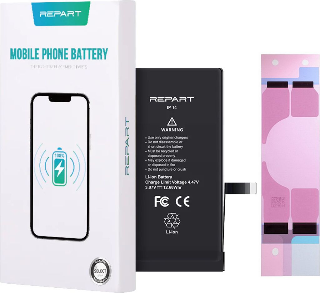 TRADEBIT REPART Akku Ersatz kompatibel für Apple iPhone 14 - Li-Ion - 3279 mAh