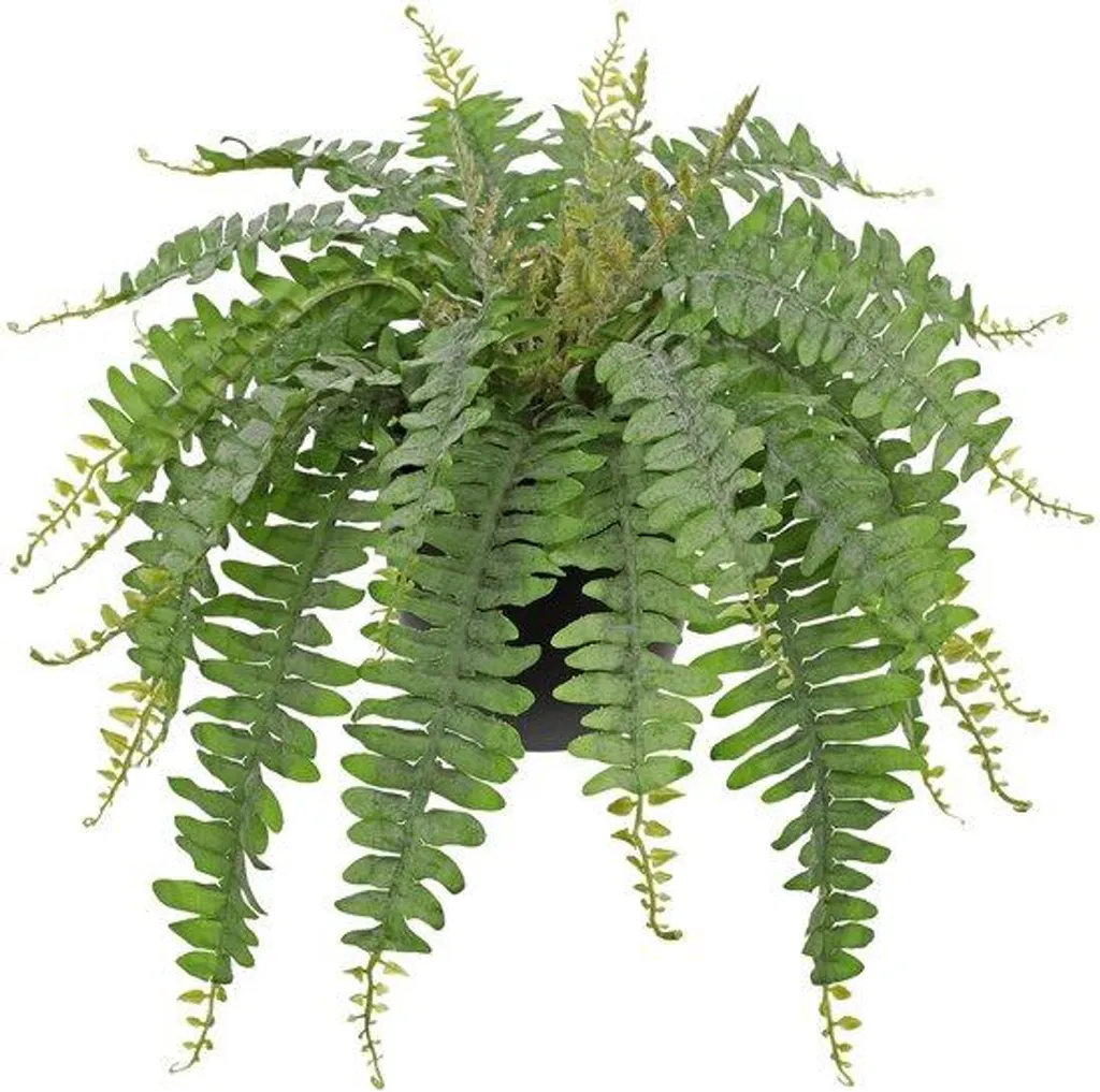 Fougère artificielle bicolore 48 cm résistante intérieur et extérieur
