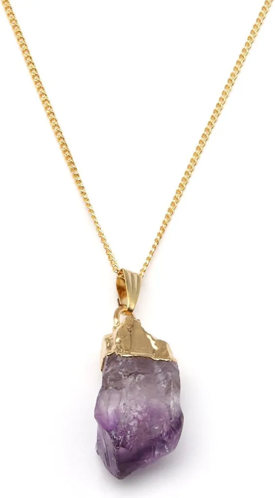 Collier améthyste naturelle : Bijou spirituel et élégant pour le quotidien