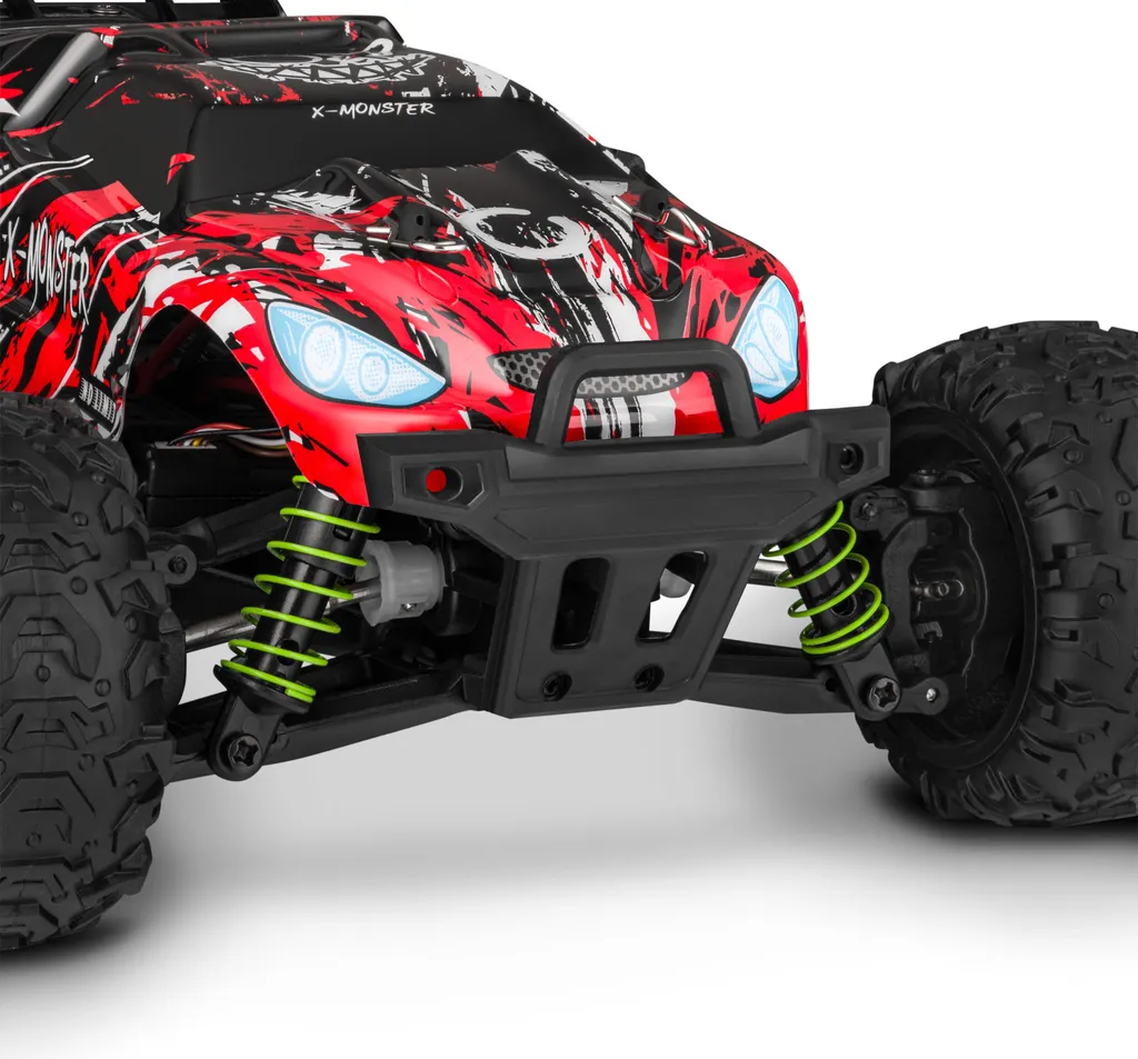 Voiture RC incassable 45 km/h X-Monster 3.5 avec 2 coques de rechange - 14