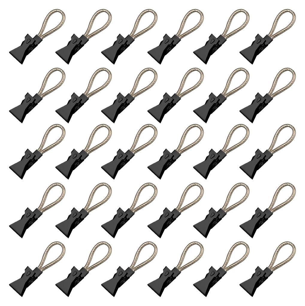 30 Stück Handtuch Klammern, Aufhänger für Handtücher, Klemmhaken, zum Befestigen von Handtüchern, Vorhängen, Socken, Lappen Usw., Einfach zum...