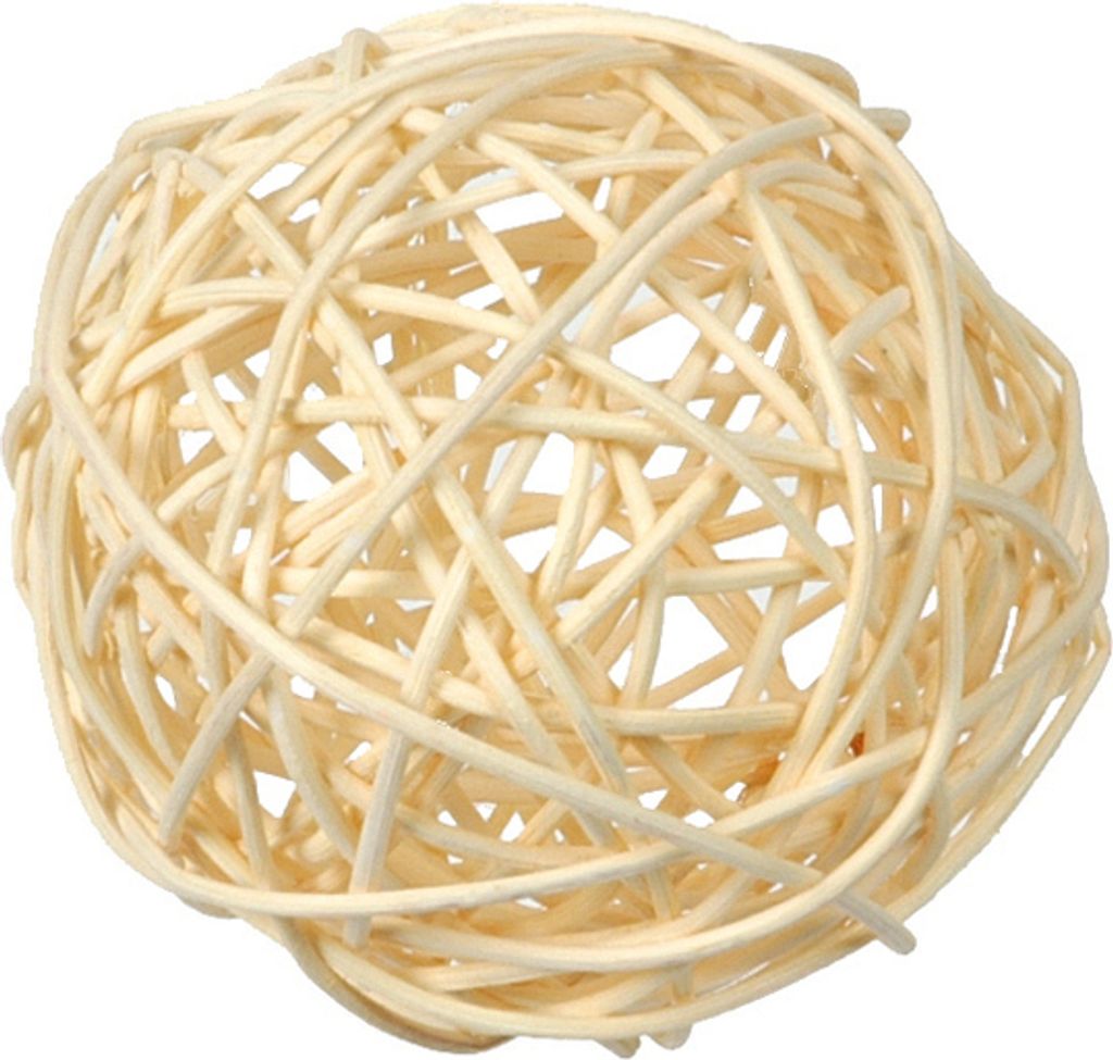 10 Rattan-Kugeln sortiert  natur Produktbild 