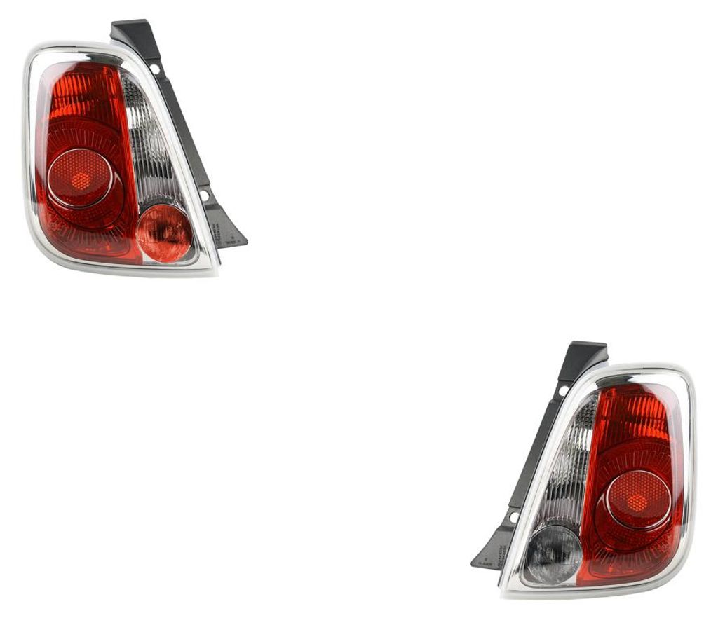 Johns, Heck Leuchte Rückleuchte passend für Fiat 500 312 10/07-06/15 Set Links & Rechts 51787494 0000051885548 51885548 51787493 0000051885544 51...